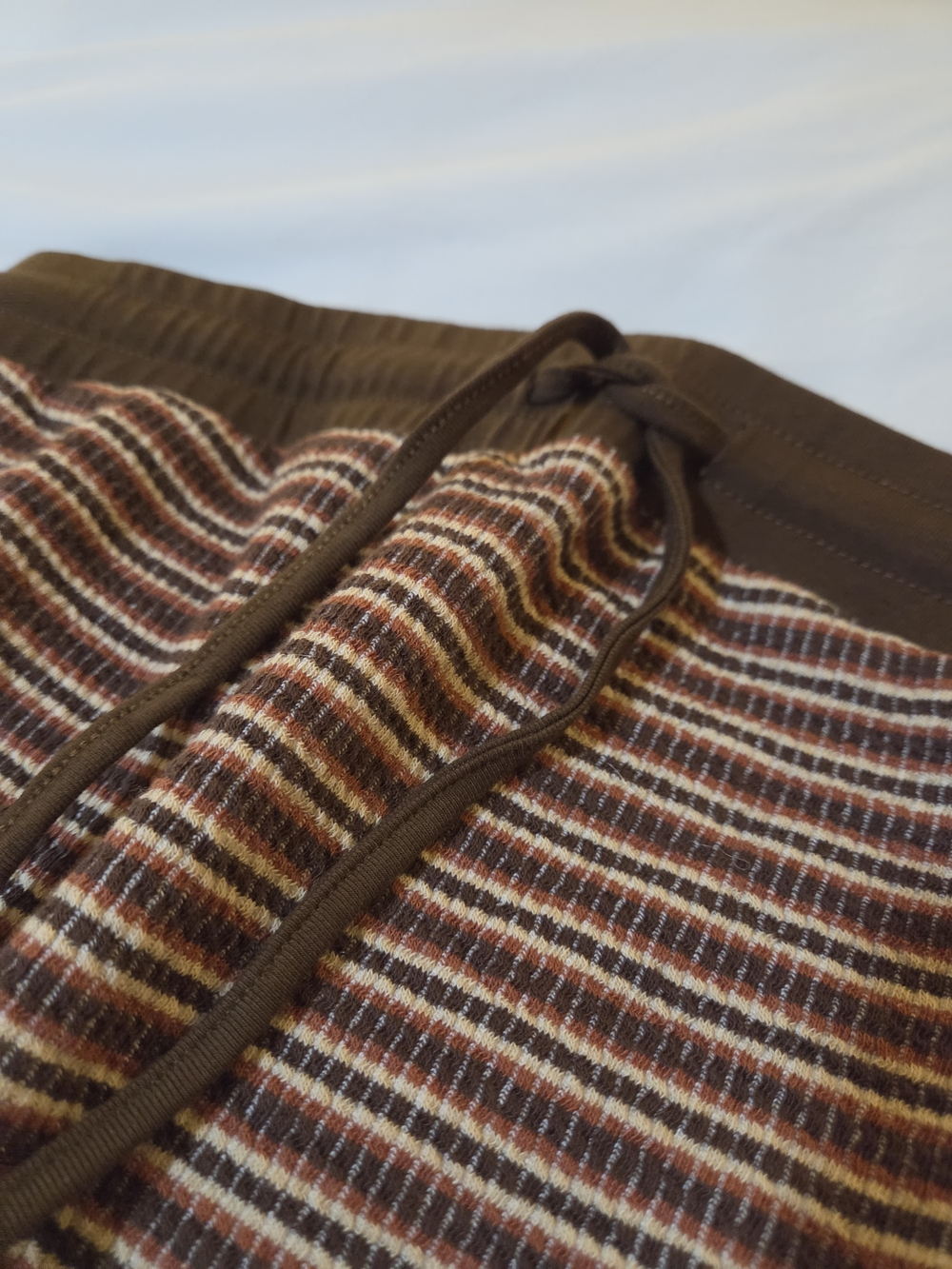 Cider NWOT Brown & Cream Striped Strapless Romper - Picture 2 of 4